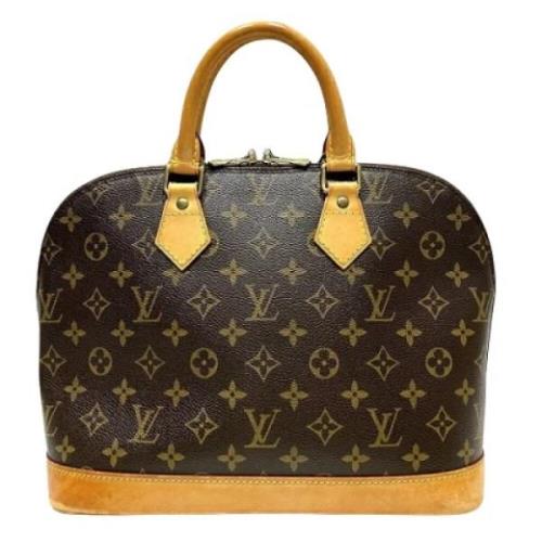 Pre-owned Canvas louis-vuitton-bags Louis Vuitton Vintage , Brown , Da...