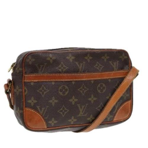 Pre-owned Canvas shoulder-bags Louis Vuitton Vintage , Brown , Dames