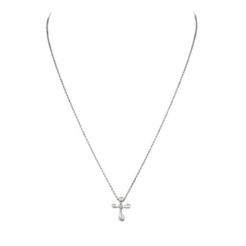 Pre-owned Silver necklaces Tiffany & Co. Pre-owned , Gray , Dames