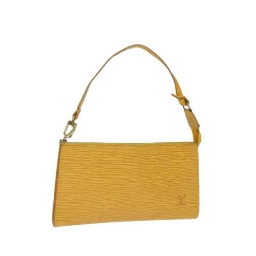 Pre-owned Leather louis-vuitton-bags Louis Vuitton Vintage , Yellow , ...