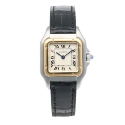 Pre-owned Stainless Steel watches Cartier Vintage , Beige , Dames