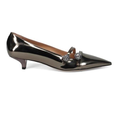 Elegante Zilveren Hak Pumps Prosperine , Gray , Dames