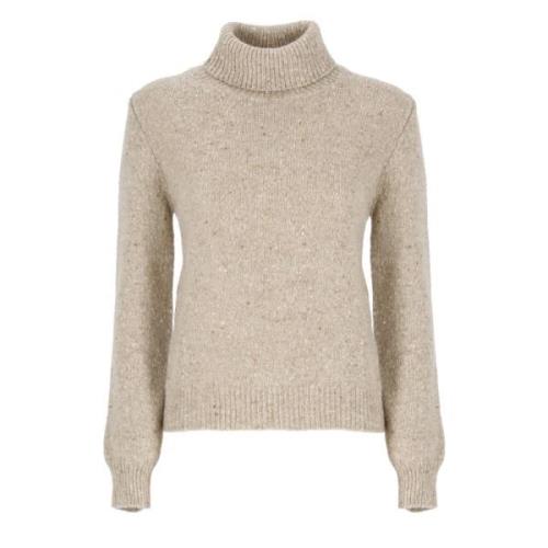 Kasjmierwol Beige Trui Vrouwen Kangra , Beige , Dames