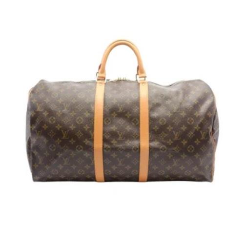 Pre-owned Canvas travel-bags Louis Vuitton Vintage , Brown , Dames