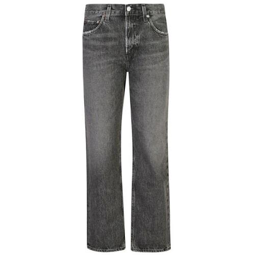 Grijze Straight Jeans voor Vrouwen Agolde , Gray , Dames