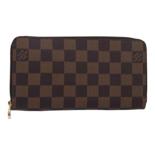 Pre-owned Canvas wallets Louis Vuitton Vintage , Brown , Dames