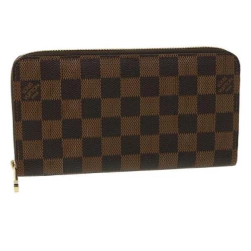 Pre-owned Canvas wallets Louis Vuitton Vintage , Brown , Dames