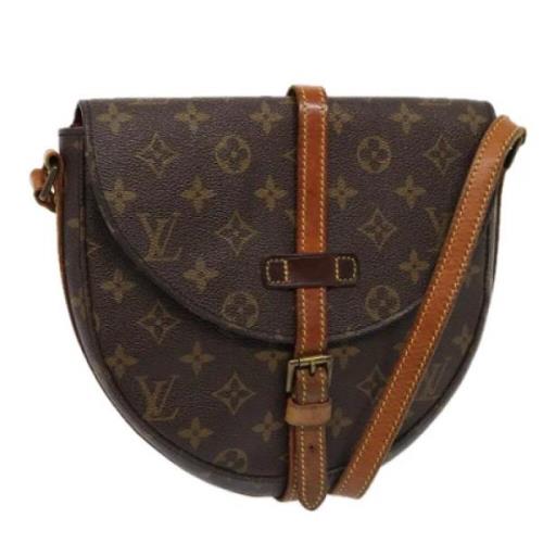 Pre-owned Canvas shoulder-bags Louis Vuitton Vintage , Brown , Dames