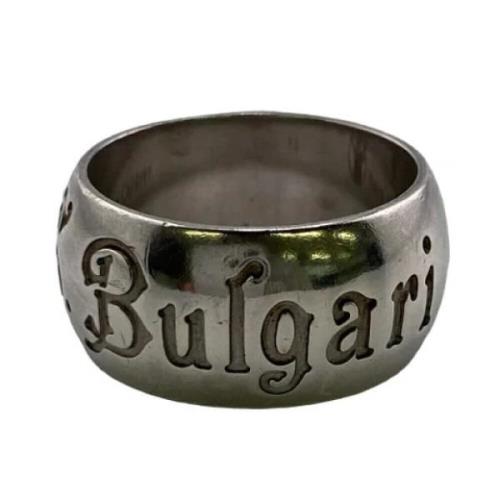 Pre-owned Silver rings Bvlgari Vintage , Gray , Dames