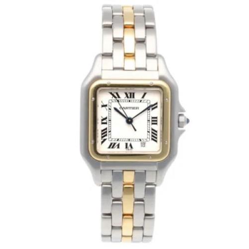 Pre-owned Stainless Steel watches Cartier Vintage , Gray , Dames