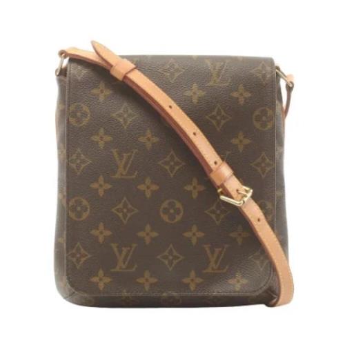 Pre-owned Canvas louis-vuitton-bags Louis Vuitton Vintage , Brown , Da...