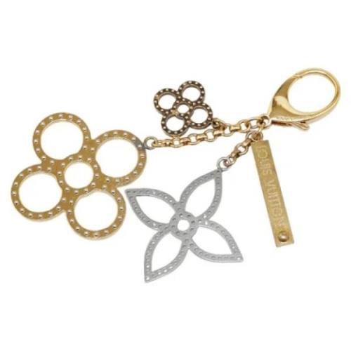 Pre-owned Metal key-holders Louis Vuitton Vintage , Yellow , Dames