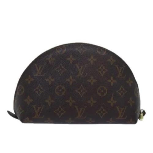 Pre-owned Canvas clutches Louis Vuitton Vintage , Brown , Dames