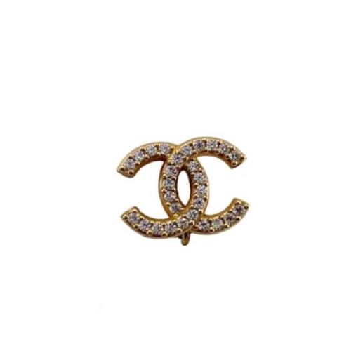 Pre-owned Metal chanel-jewelry Chanel Vintage , Yellow , Dames