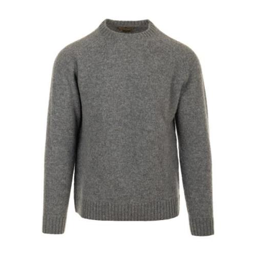 Crew Neck Jumper Sweaters Irish Crone , Gray , Heren