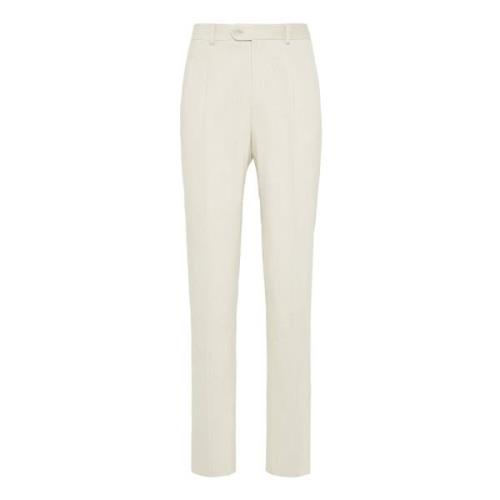 Katoenen Fluwelen Broek Boggi Milano , Beige , Heren