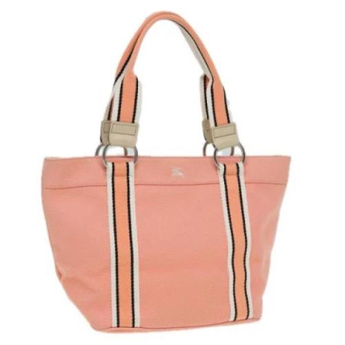 Pre-owned Canvas shoulder-bags Burberry Vintage , Pink , Dames