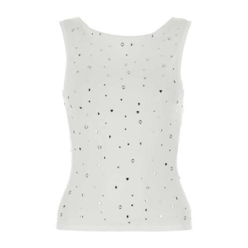 Witte Katoenen Shanti Top Gimaguas , White , Dames