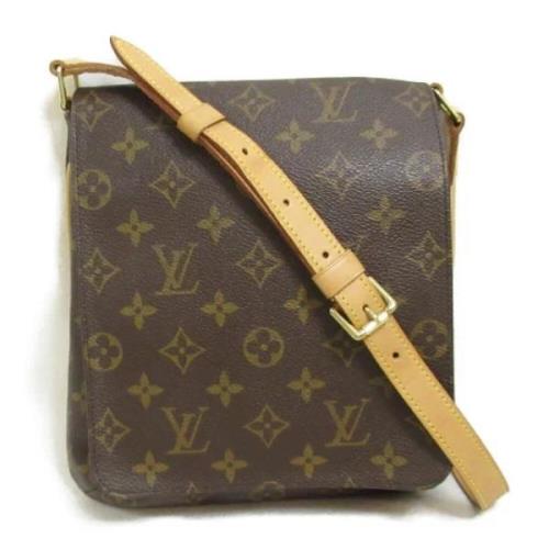 Pre-owned Canvas louis-vuitton-bags Louis Vuitton Vintage , Brown , Da...