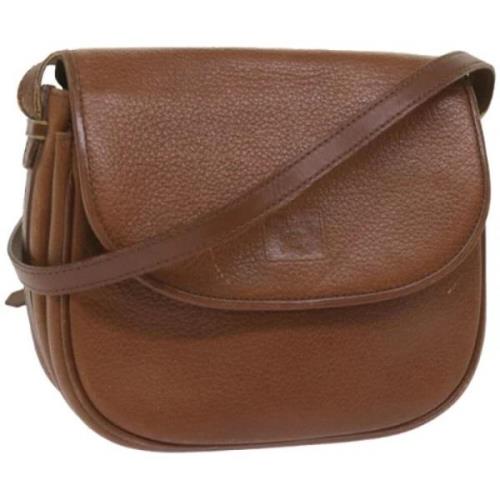 Pre-owned Leather shoulder-bags Burberry Vintage , Brown , Dames