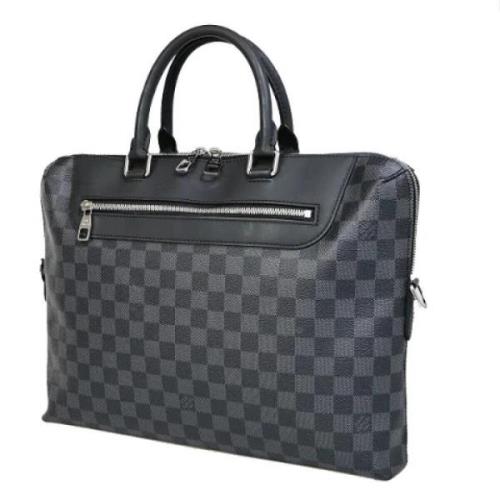 Pre-owned Canvas louis-vuitton-bags Louis Vuitton Vintage , Black , Da...