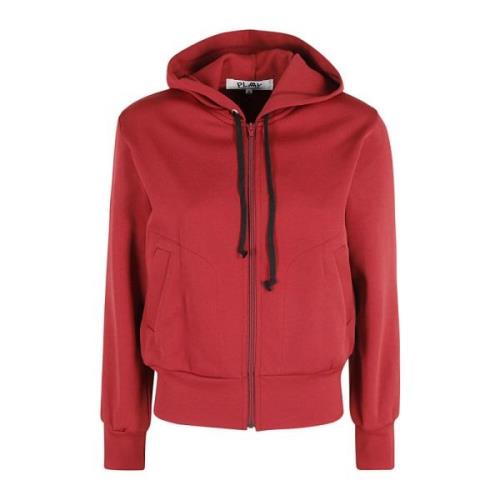 Stijlvolle Sweatshirt voor Mannen Comme des Garçons Play , Red , Dames