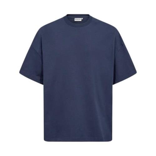 Oversized T-shirt Korte Mouw Resteröds , Blue , Heren