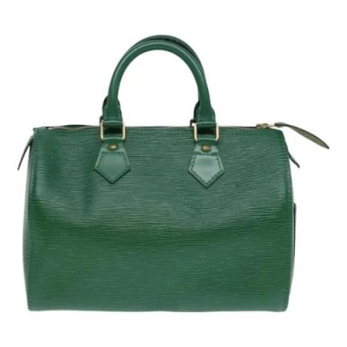 Pre-owned Leather louis-vuitton-bags Louis Vuitton Vintage , Green , D...