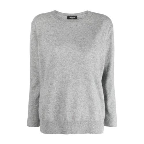 Round-neck Knitwear Fabiana Filippi , Gray , Dames