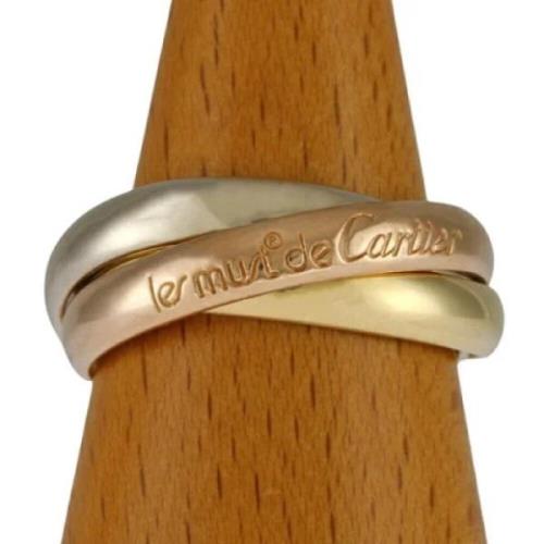 Pre-owned Rose Gold rings Cartier Vintage , Yellow , Dames