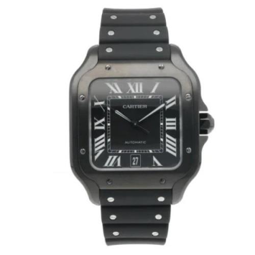 Pre-owned Stainless Steel watches Cartier Vintage , Black , Heren