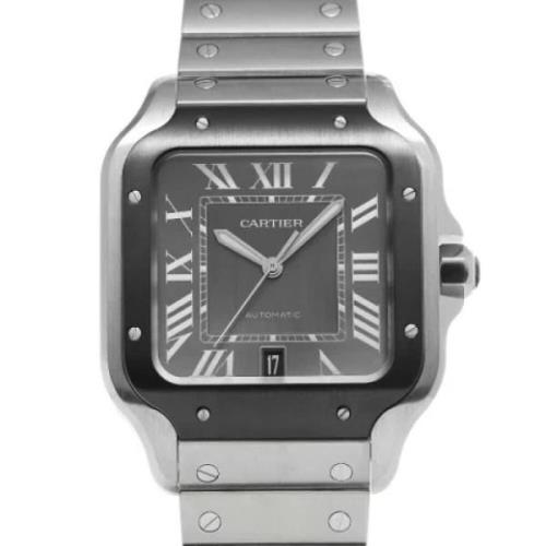 Pre-owned Stainless Steel watches Cartier Vintage , Gray , Heren