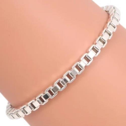 Pre-owned Silver bracelets Tiffany & Co. Pre-owned , Gray , Dames