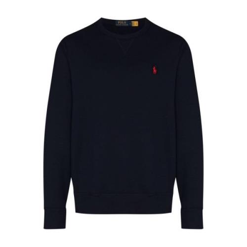 Blauwe Crew Neck Sweatshirt Aw23 Ralph Lauren , Blue , Heren