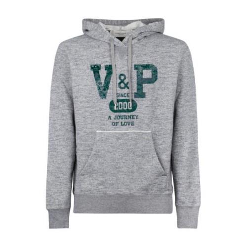 Grijze hoodie met verweerd effect Golden Goose , Gray , Heren