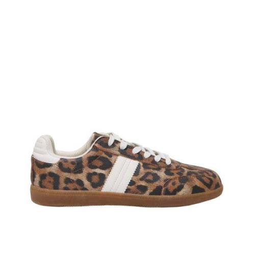 Amber PU Sneaker Only , Brown , Dames