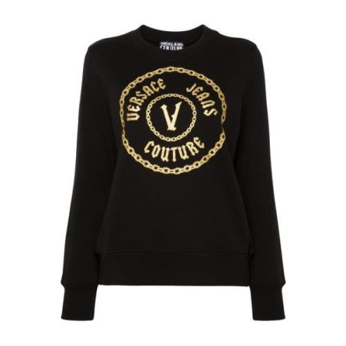 Zwarte Sweater Dameskleding Versace Jeans Couture , Black , Dames