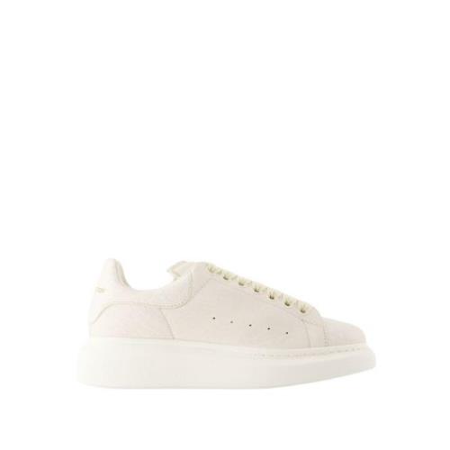 Witte Leren Oversized Sneakers Alexander McQueen , White , Dames