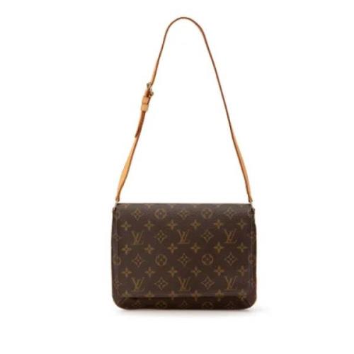 Pre-owned Canvas shoulder-bags Louis Vuitton Vintage , Brown , Dames