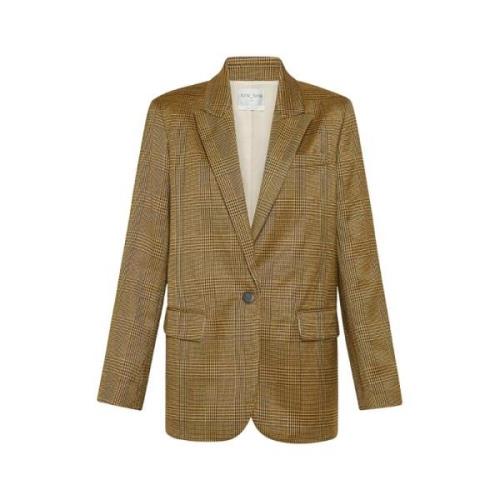 Prins van Wales Blazer Bruin Forte Forte , Brown , Dames