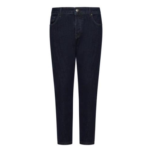 Blauwe Slim Fit Capri Jeans Michael Coal , Blue , Heren