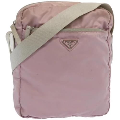 Pre-owned Nylon prada-bags Prada Vintage , Pink , Dames