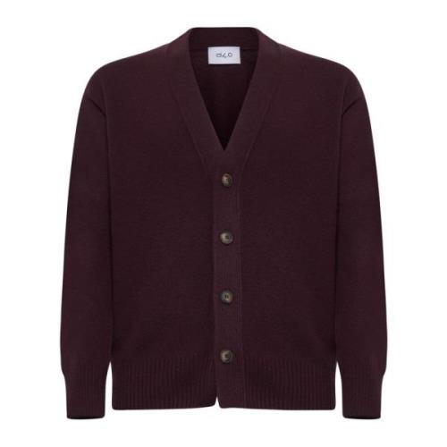 Bordeaux Sweaters voor Stijlvolle Look D4.0 , Red , Heren