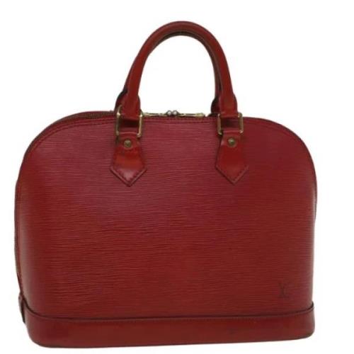 Pre-owned Leather louis-vuitton-bags Louis Vuitton Vintage , Red , Dam...