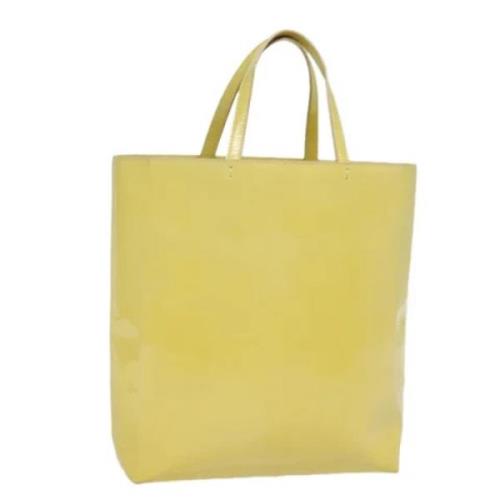 Pre-owned Leather prada-bags Prada Vintage , Yellow , Dames