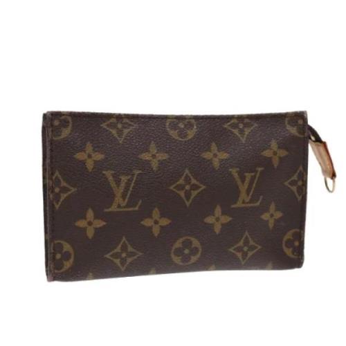 Pre-owned Canvas pouches Louis Vuitton Vintage , Brown , Dames