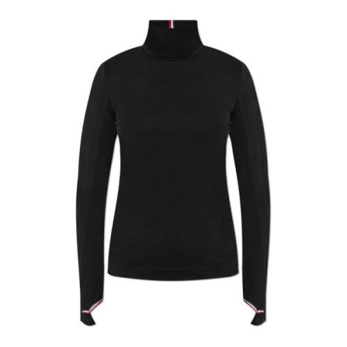 Top met opstaande kraag Moncler , Black , Dames