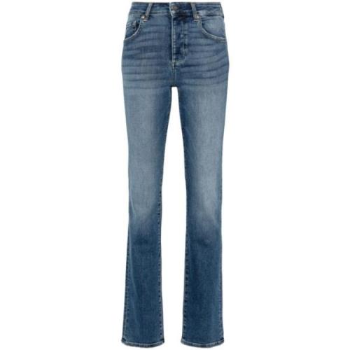 Blauwe Denim Jeans Liu Jo , Blue , Dames