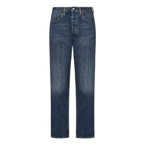 Blauwe Jeans met Logopatch Fortela , Blue , Heren