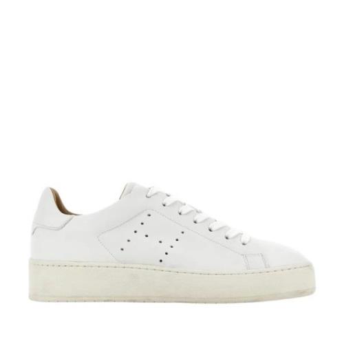 Witte geperforeerde sneakers met zachte fussbett Hogan , White , Dames